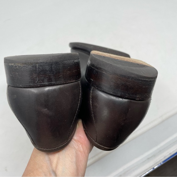 Gucci Brown Leather Men's Loafers 10D - Picture 13 of 15